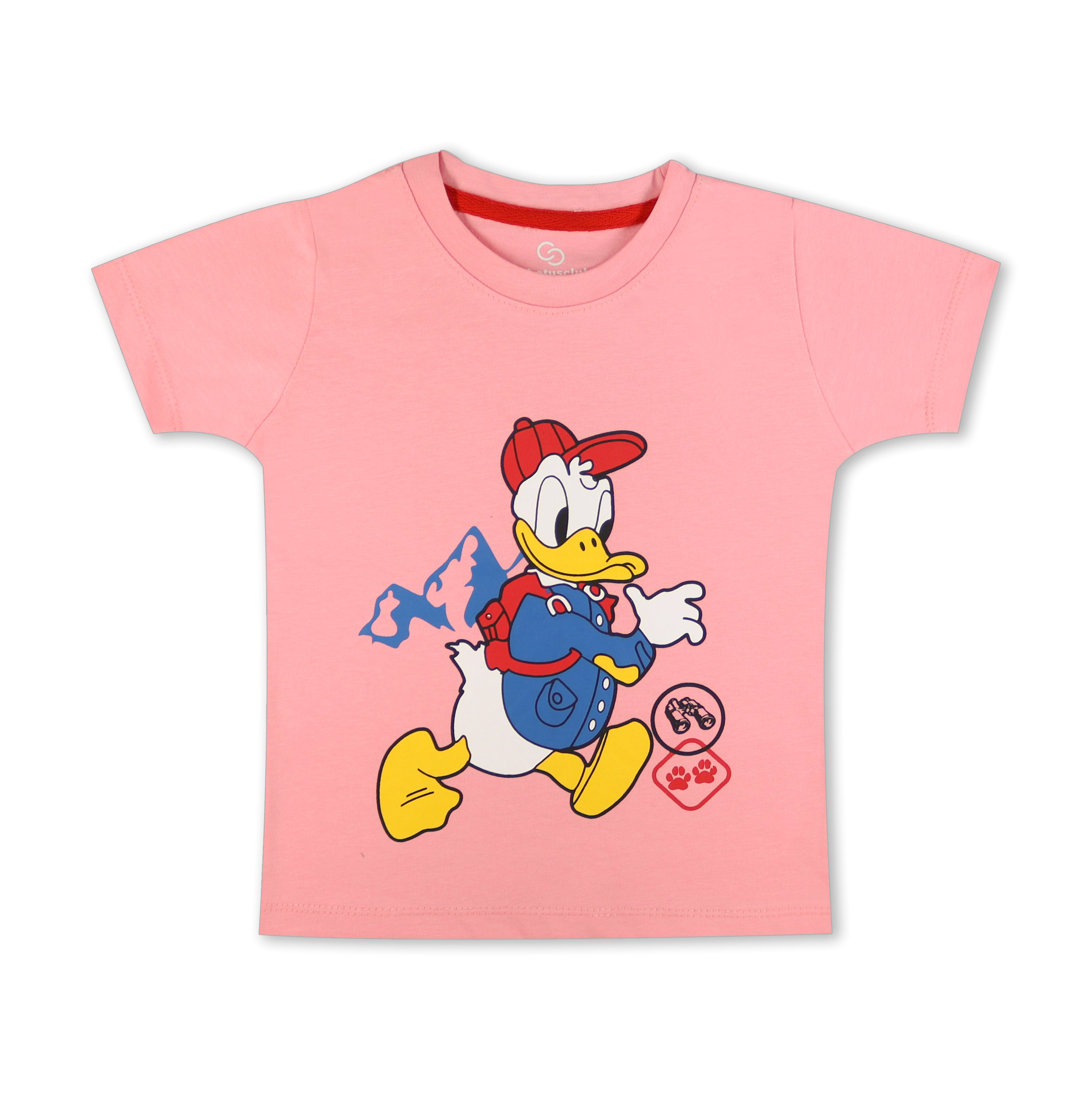 Pink Donald Duck T-shirt