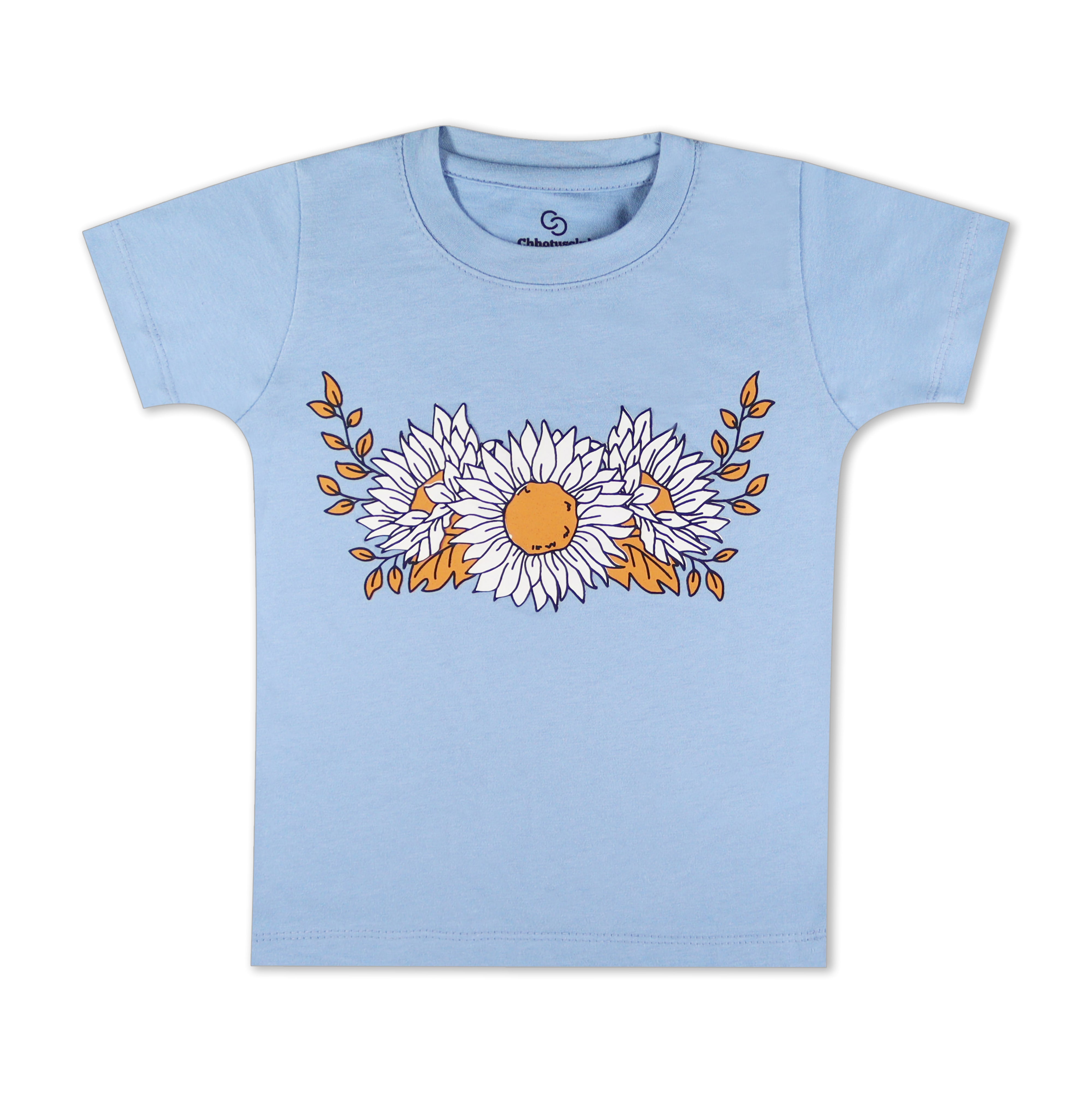 Blue Tshirt - Sunflower