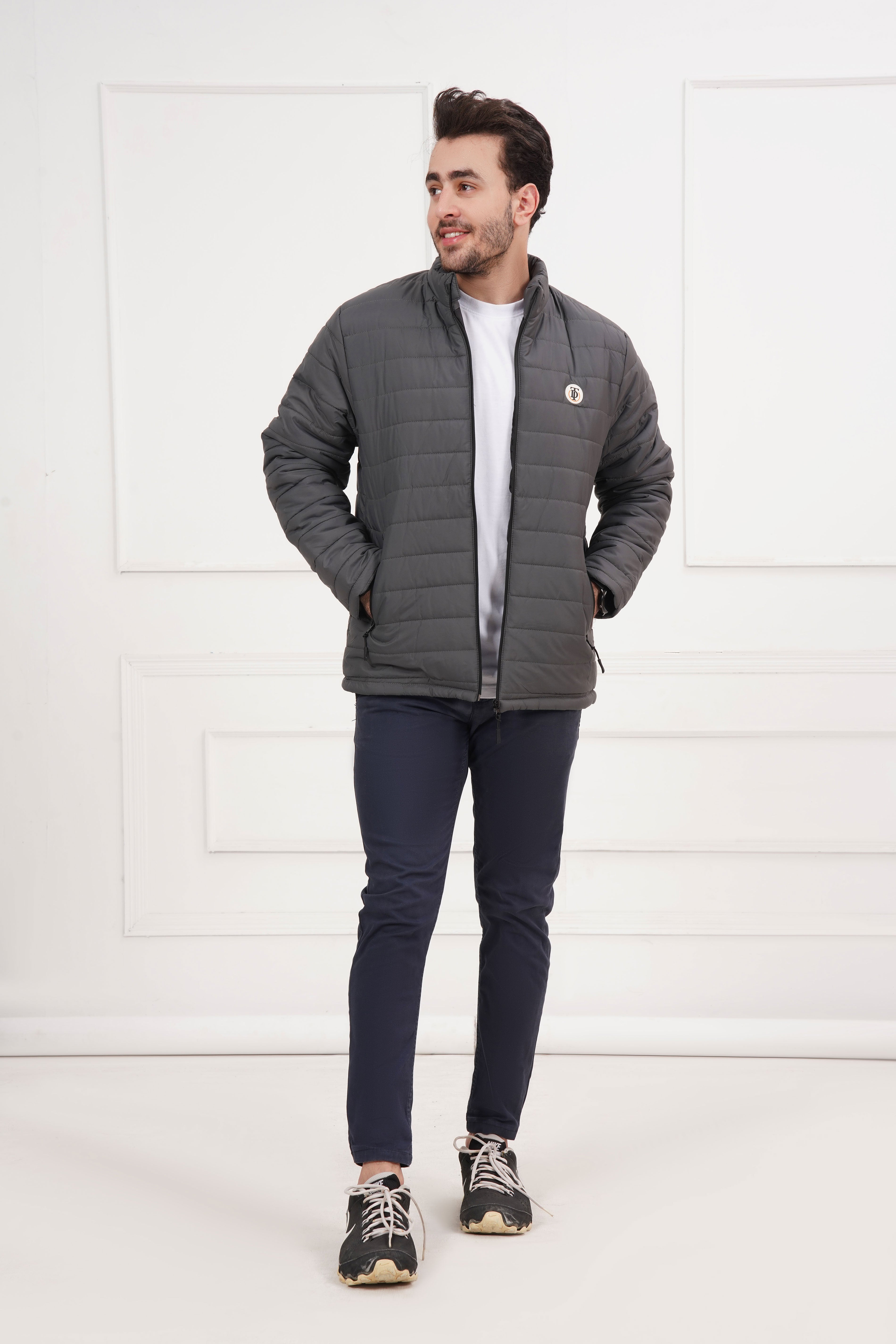 Grey Puffer Jacket