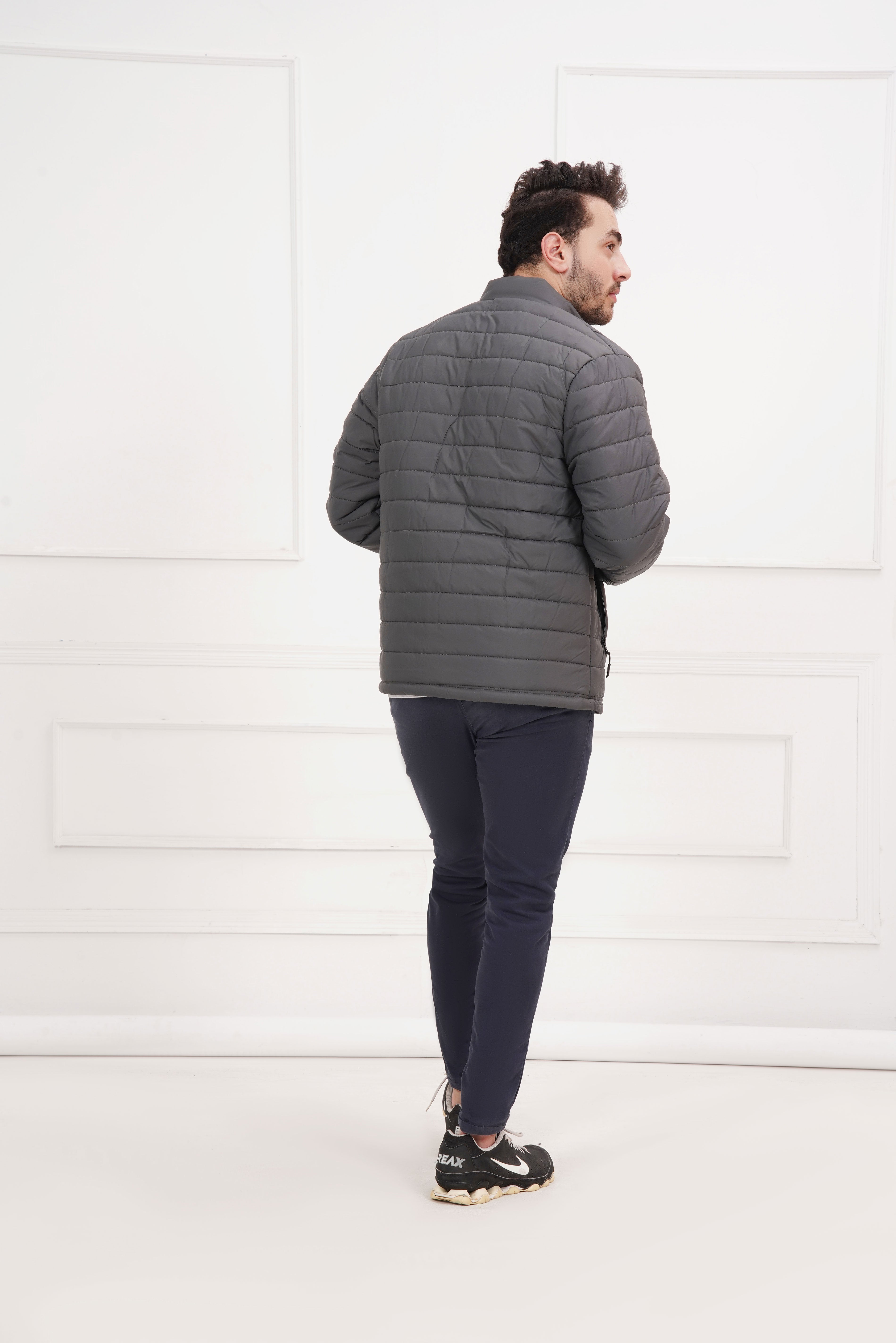 Grey Puffer Jacket