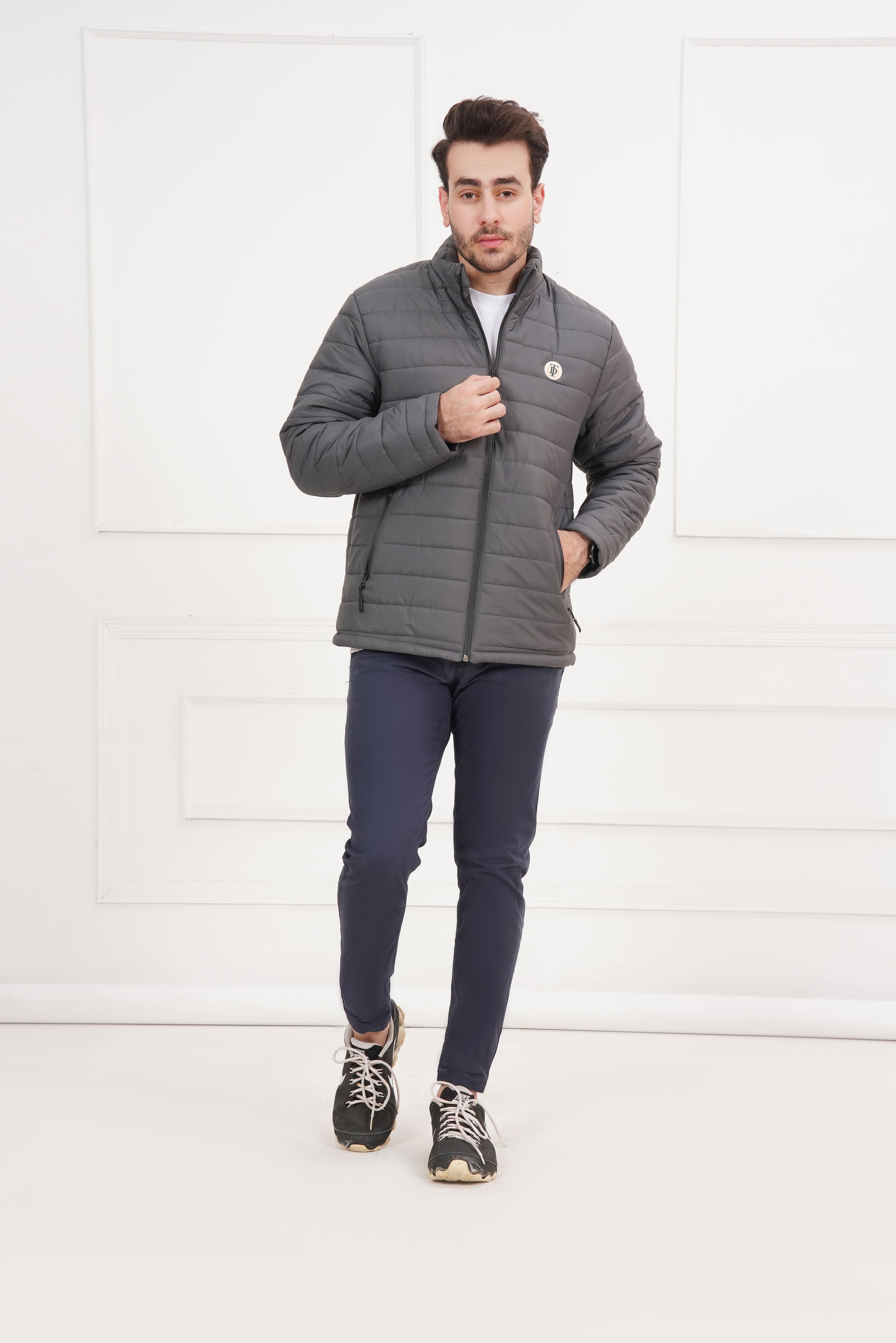 Grey Puffer Jacket