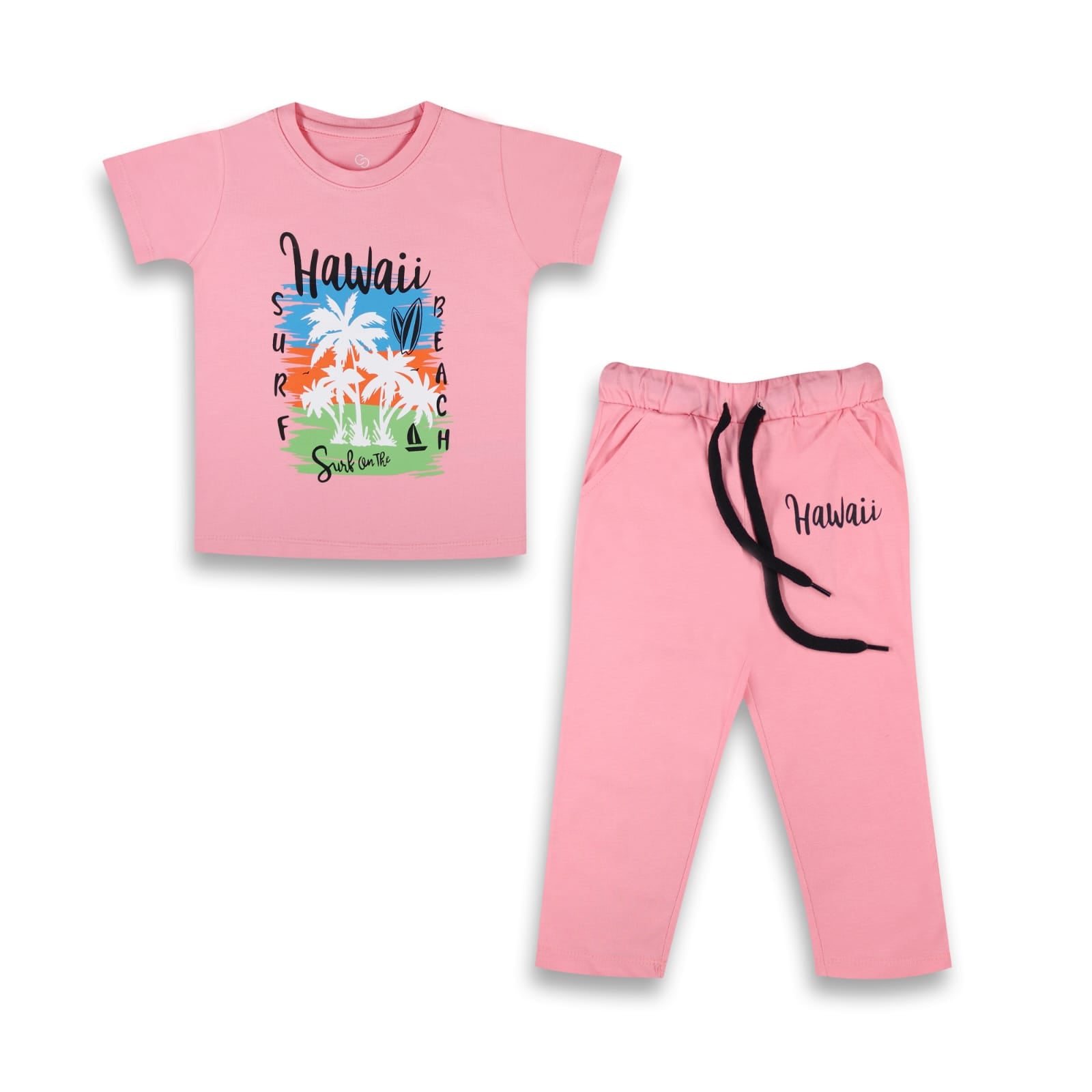 Hawai Surf Beach Tracksuit- PINK