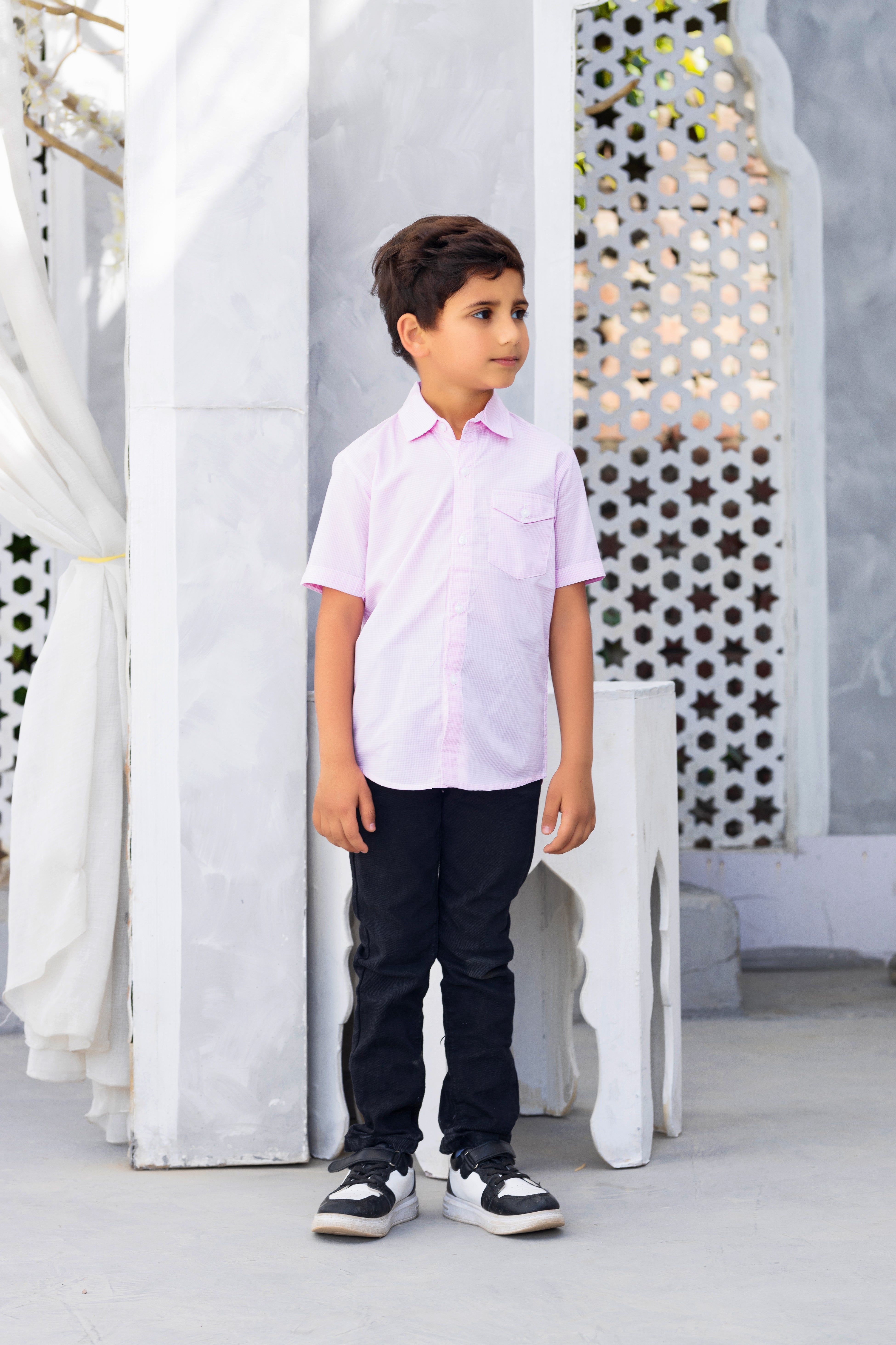 Pink Casual Shirt- Boys