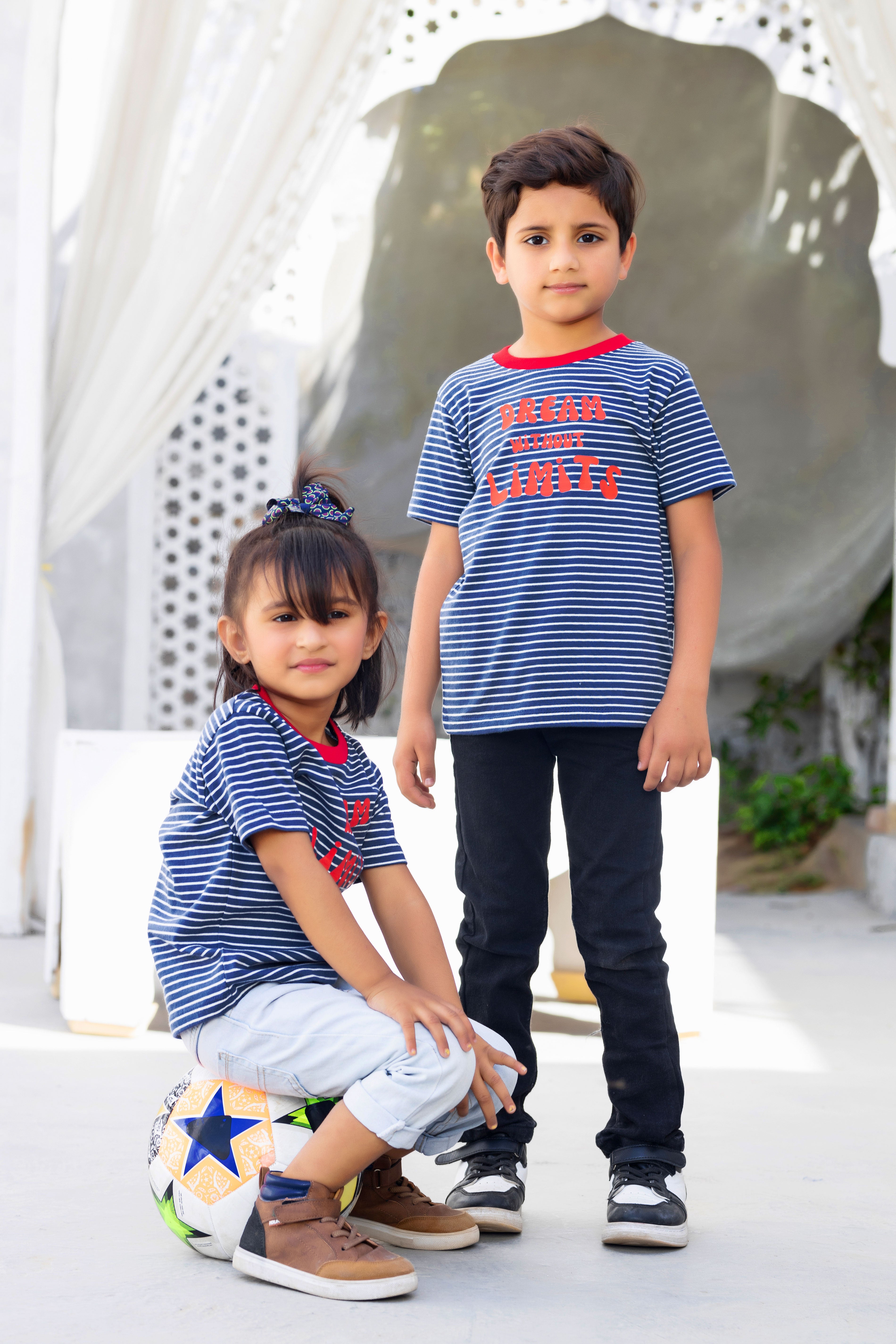 Unisex Stripted T-shirt for kids