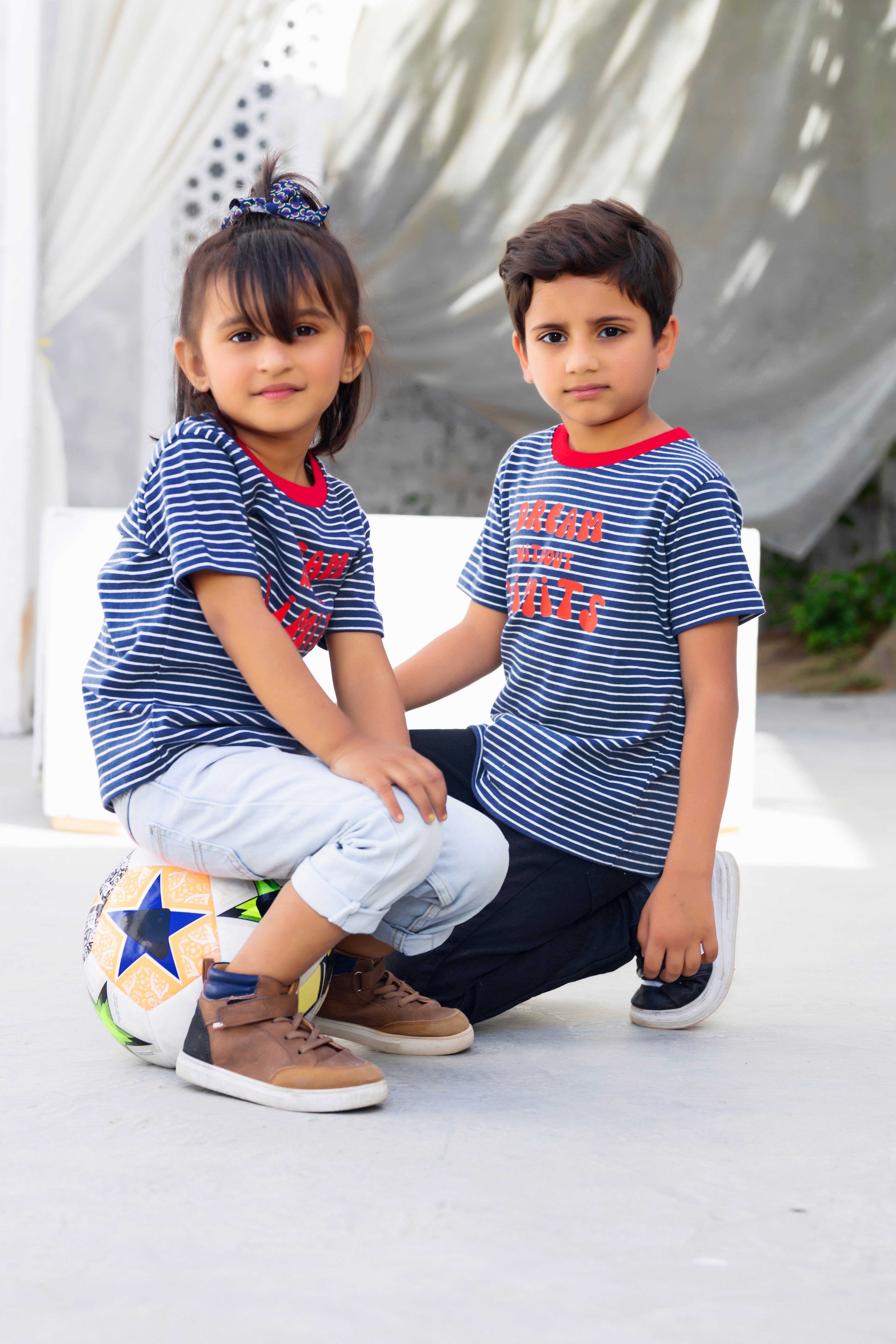 Unisex Stripted T-shirt for kids