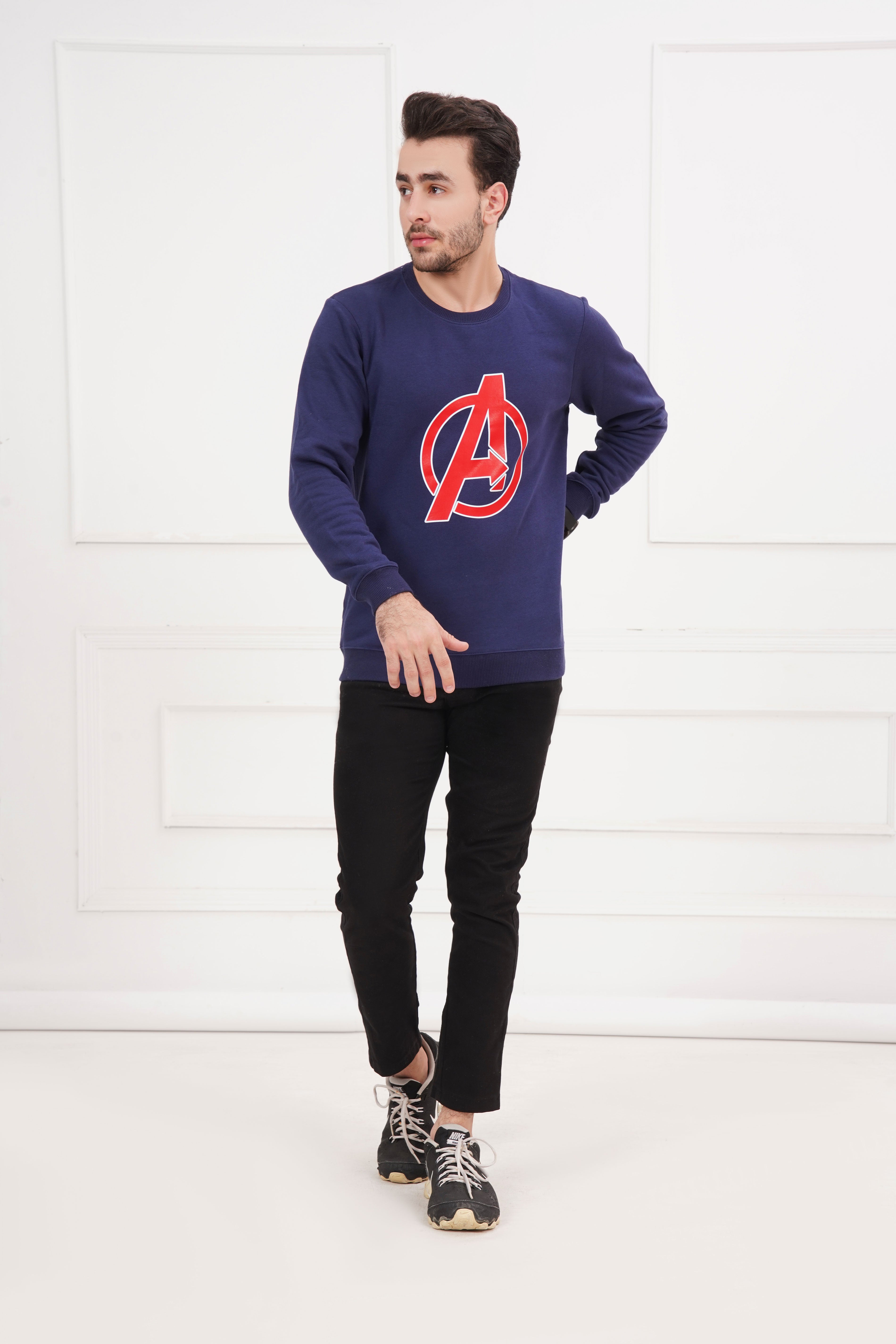 Navy Avengers Sweatshirt