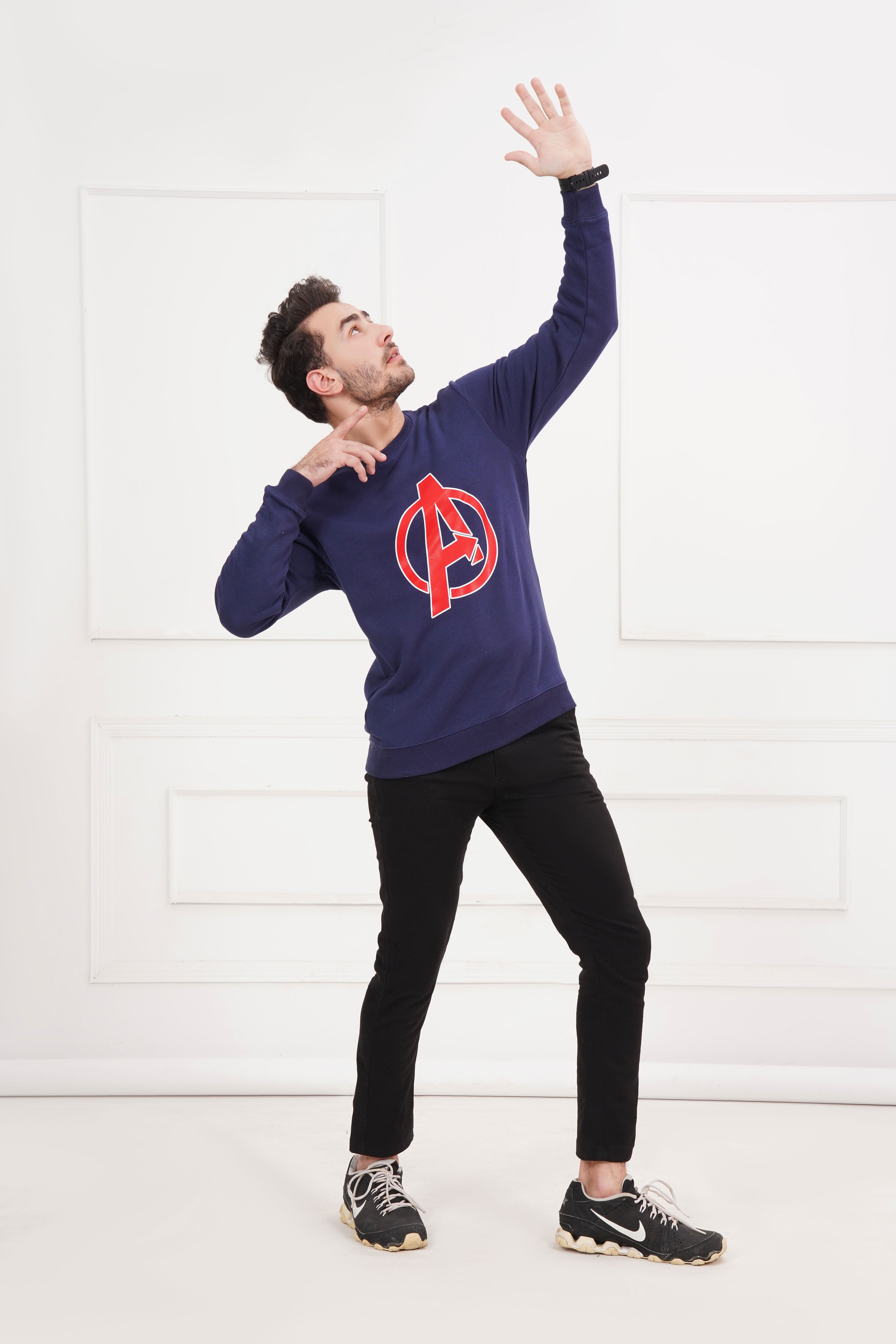 Navy Avengers Sweatshirt