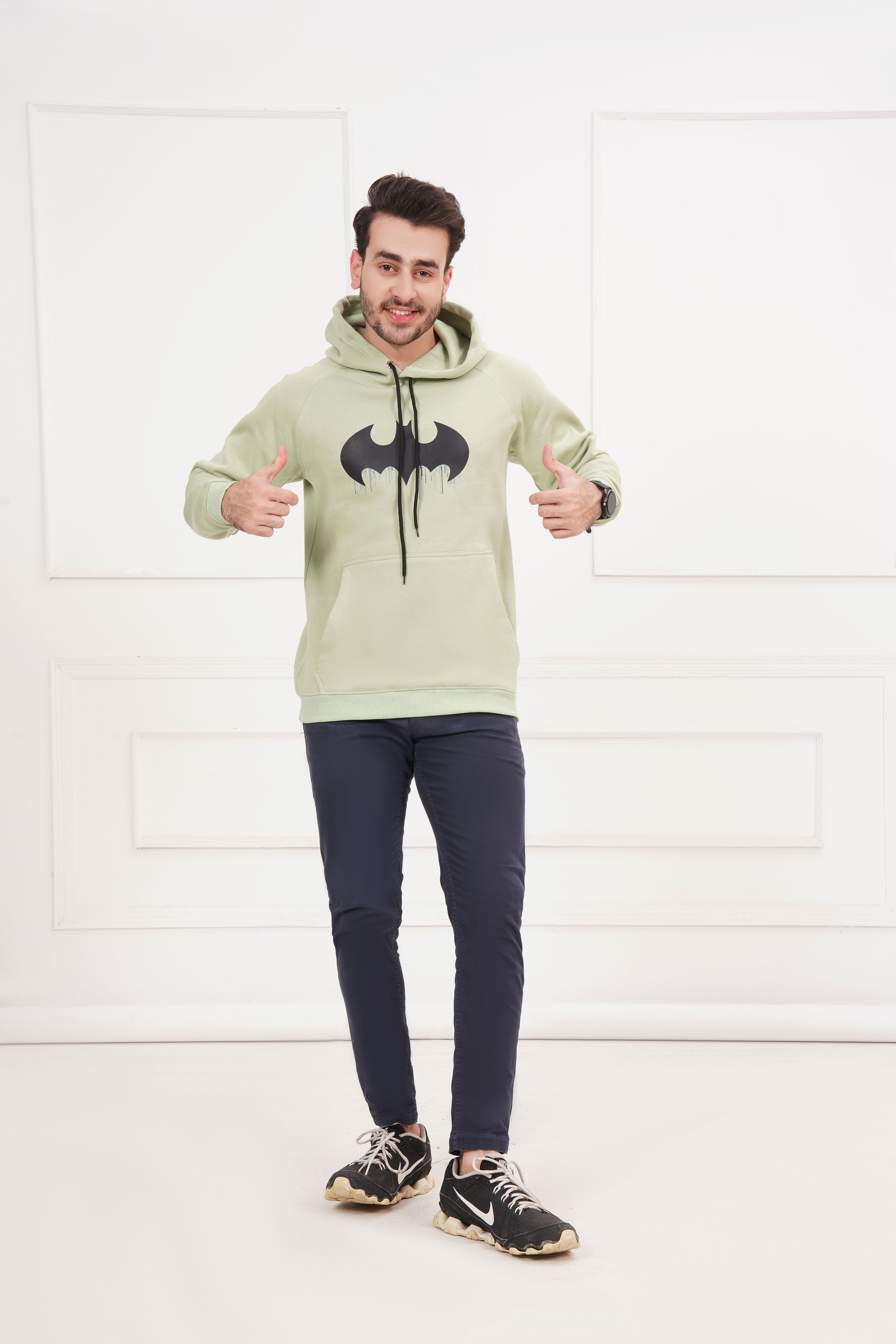 GREEN BATMAN HOODIE